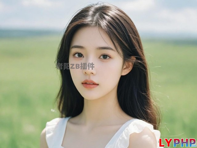 2、草原上的清纯美少女 - 老阳插件