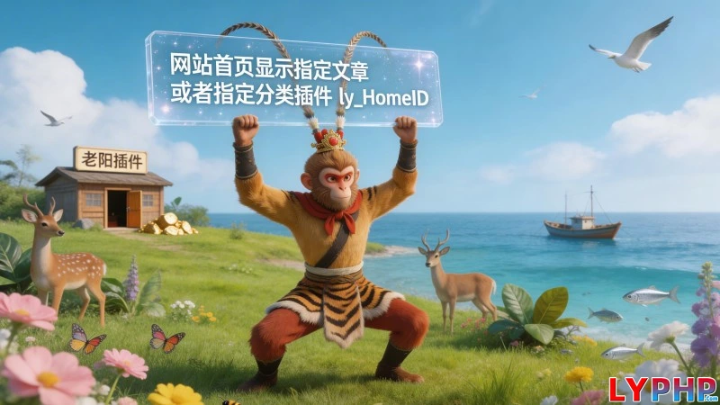 网站首页显示指定文章或者指定分类插件 - ly_HomeID 老阳插件网站首页显示指定文章或者指定分类插件图片 | 老阳插件