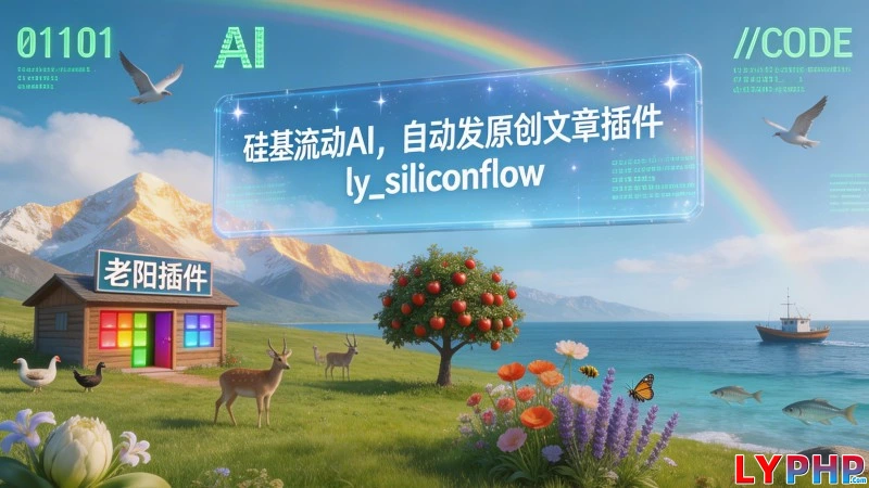 硅基流动AI,自动发原创文章插件 - ly_siliconflow 老阳插件siliconflow图片 | 老阳插件