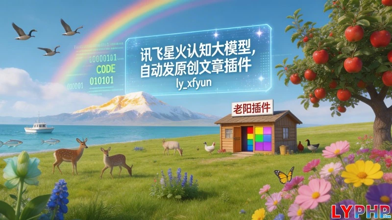 讯飞星火认知大模型,自动发原创文章插件 - ly_xfyun 老阳插件讯飞星火认知大模型图片 | 老阳插件