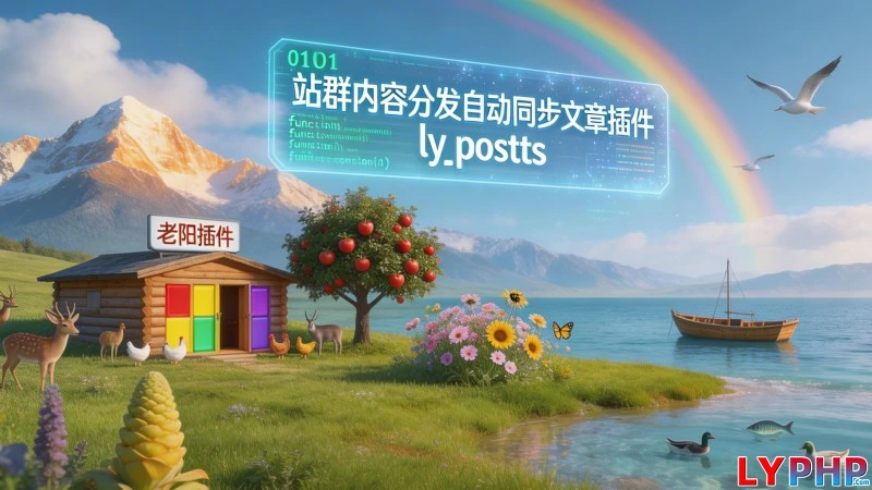 站群内容分发自动同步文章插件 - ly_postts 老阳插件站群内容分发自动同步文章插件图片 | 老阳插件