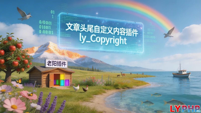 文章头尾自定义内容插件 - ly_Copyright 老阳插件文章头尾自定义内容插件图片 | 老阳插件