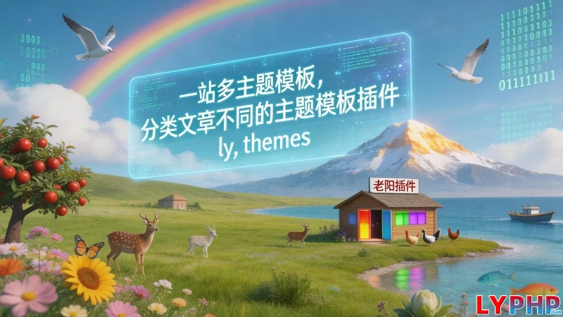 一站多主题模板,分类文章不同的主题模板插件 - ly_themes 老阳插件分类文章不同的主题模板插件图片 | 老阳插件