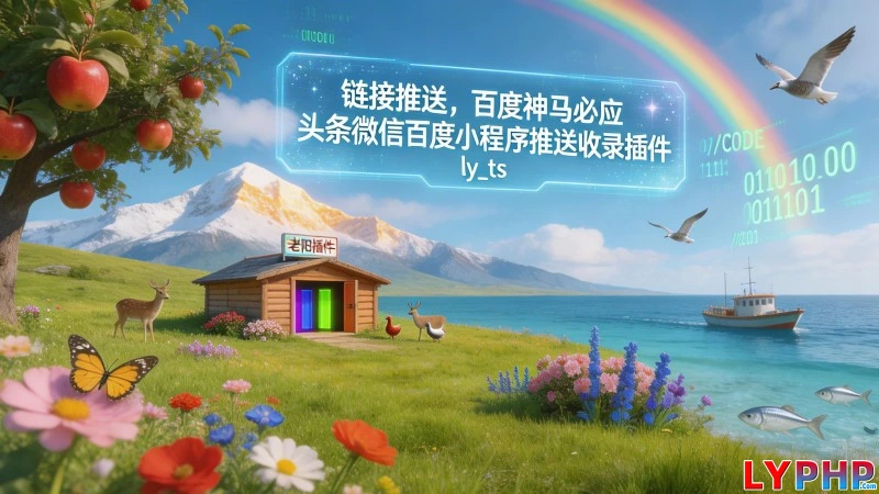 链接推送,百度神马必应头条微信百度小程序推送收录插件 - ly_ts 老阳插件百度神马必应头条微信百度小程序推送收录插件图片 | 老阳插件