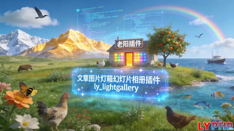 文章图片灯箱幻灯片相册插件 - ly_lightgallery 老阳插件文章图片灯箱幻灯片相册插件图片 | 老阳插件