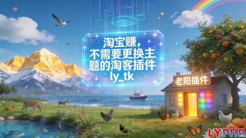 淘宝赚,不需要更换主题的淘客插件 - ly_tk 老阳插件不需要更换主题的淘客插件图片 | 老阳插件