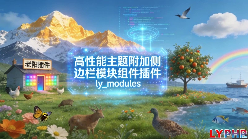 高性能主题附加侧边栏模块组件插件 - ly_modules 老阳插件高性能主题附加侧边栏模块组件插件图片 | 老阳插件