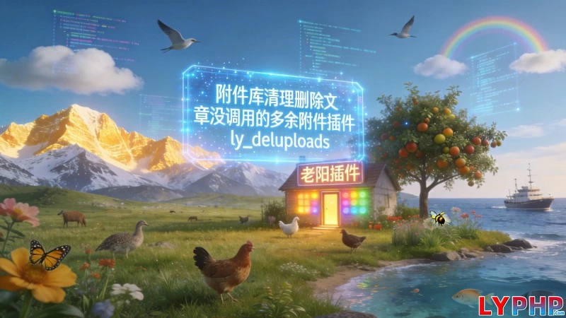 附件库清理删除文章没调用的多余附件插件 - ly_deluploads 老阳插件附件库清理删除文章没调用的多余附件插件图片 | 老阳插件