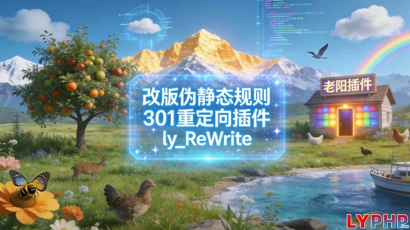 改版伪静态规则301重定向插件 - ly_ReWrite 老阳插件改版伪静态规则301重定向插件图片 | 老阳插件