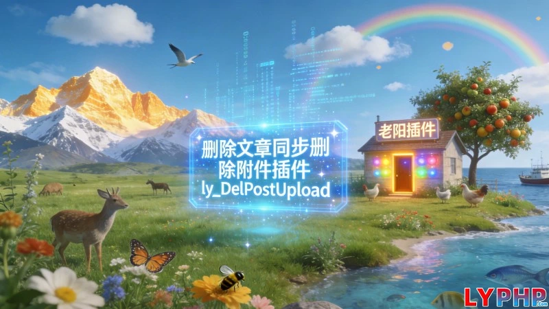 删除文章同步删除附件插件 - ly_DelPostUpload 老阳插件DelPostUpload图片 | 老阳插件