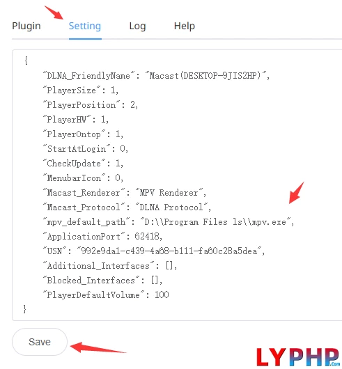 老阳插件Macast手机投屏电脑自定义最新mpv播放器MpvPlayer Renderer插件图片 | 老阳插件